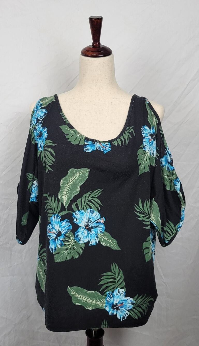 Yoins Polyester Women's XL Green and Black Blouse